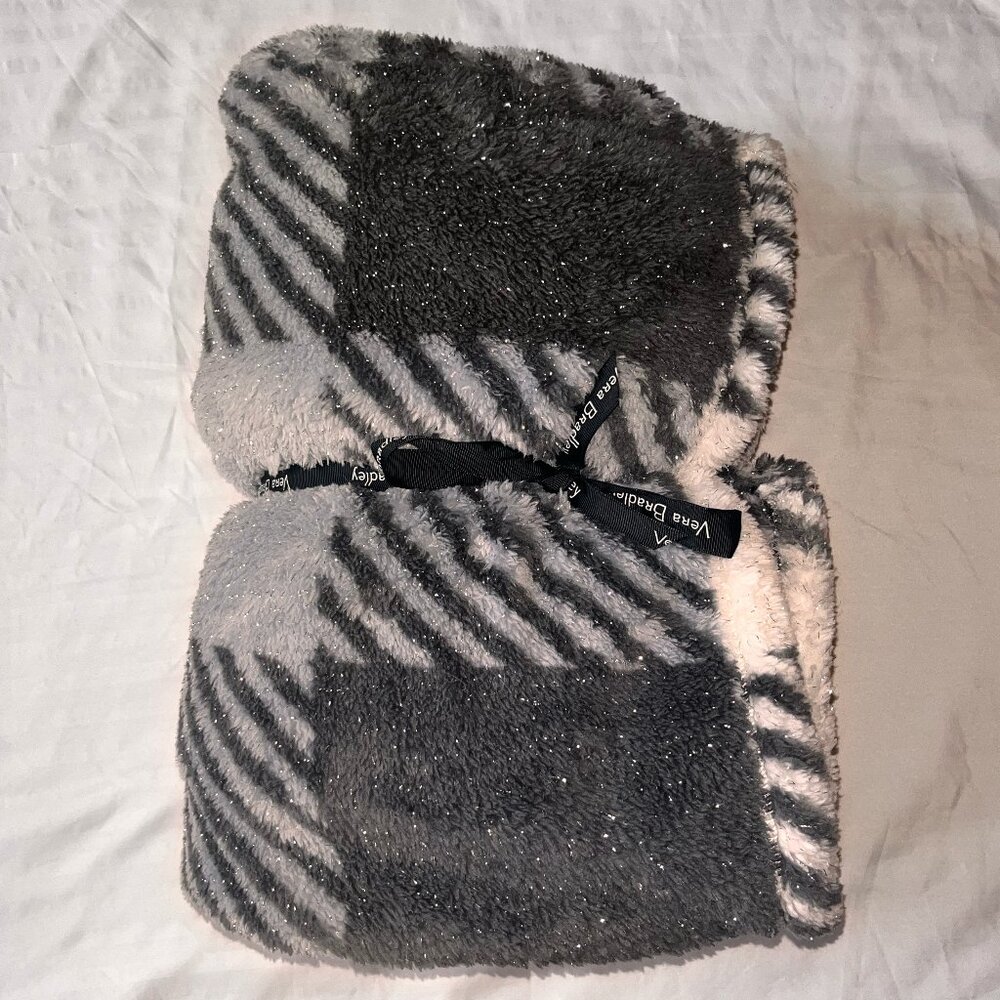Vera Bradley Gray Throw Blanket